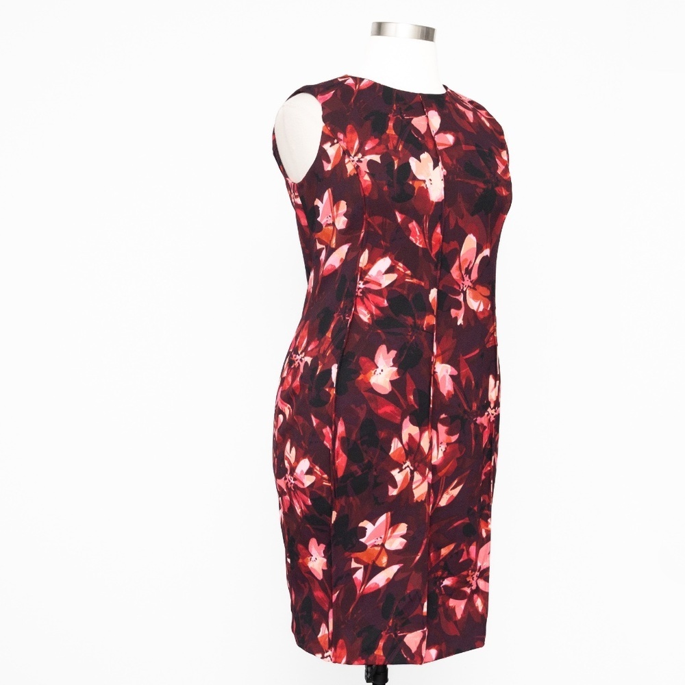 Calvin Klein Floral Print Pencil Dress - Picture 11 of 13